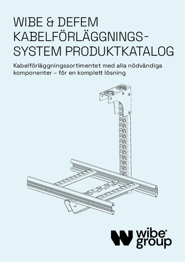 Kabelförläggningssystem produktkatalog