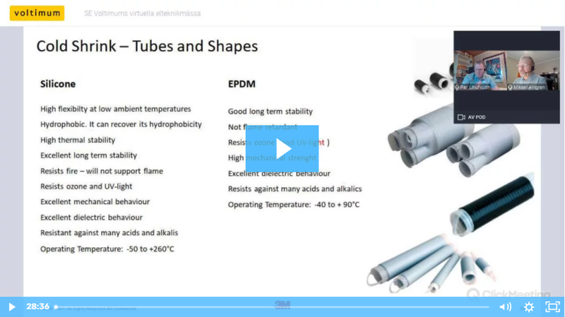 Reparation av kabelmantel i fält & kallkrympsteknik