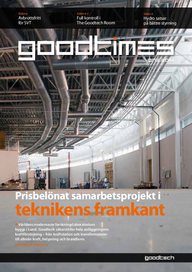 Goodtechs kundtidning Goodtimes nummer 1, 2014