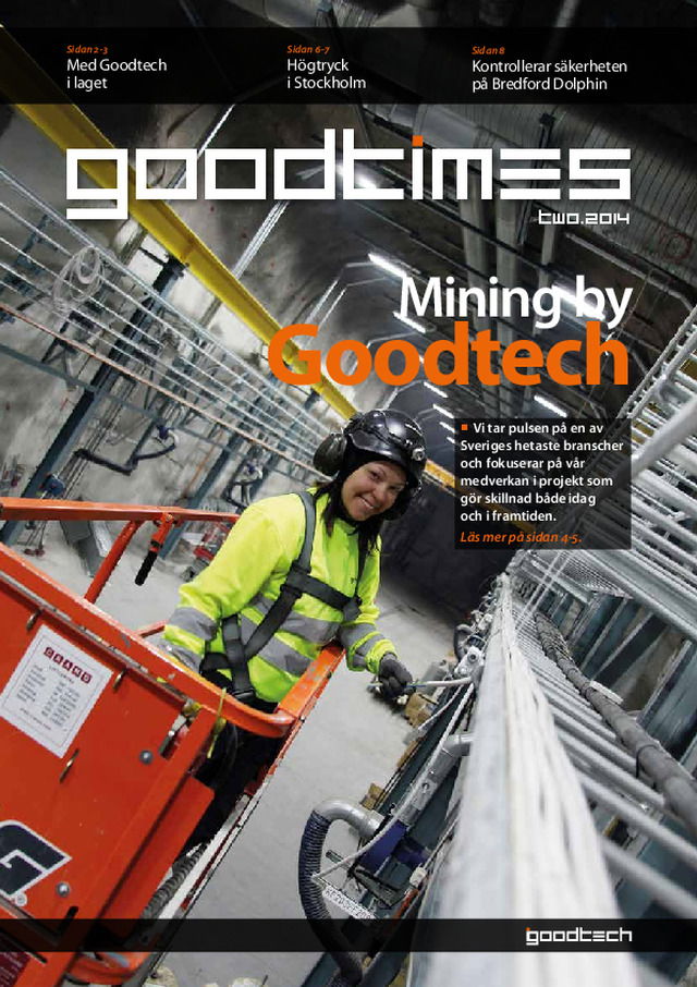 Goodtechs kundtidning Goodtimes nummer 2, 2014
