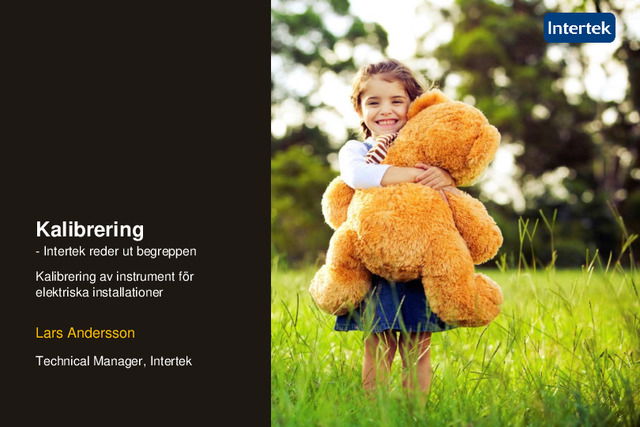 Kalibrering - Instrument för elektriska installationer