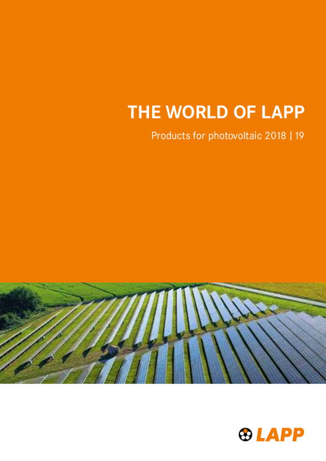 LAPPs sortiment med anknytning till solenergi