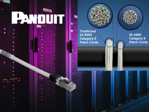 Tunna patchkablar från Panduit