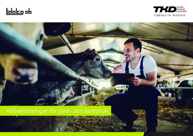 Kabellösningar för jord- och lantbruk