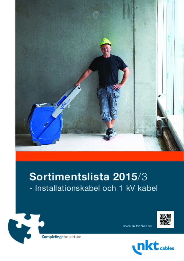 nkt cables Sortimentslista