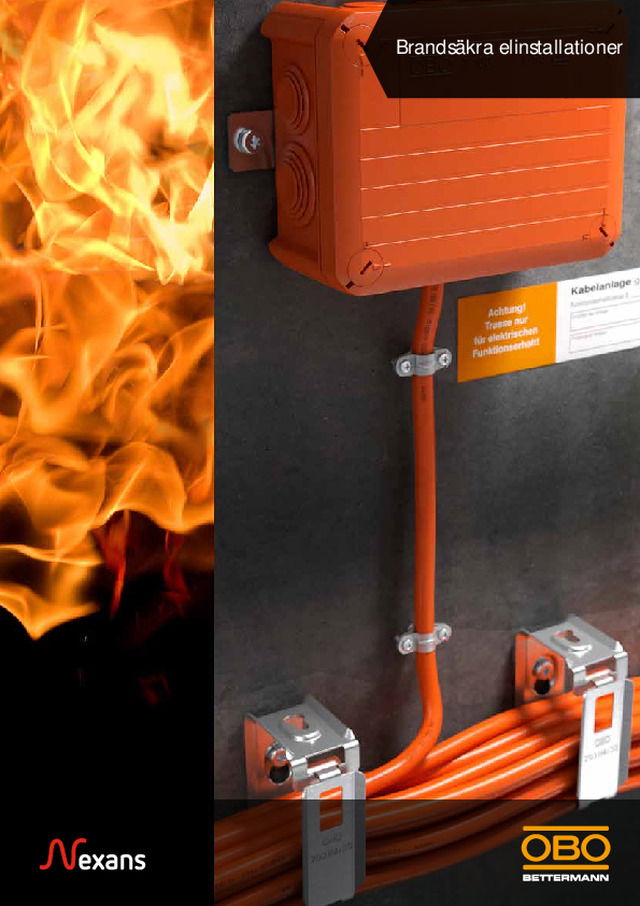Brandsäkra elinstallationer - samarbete med Nexans
