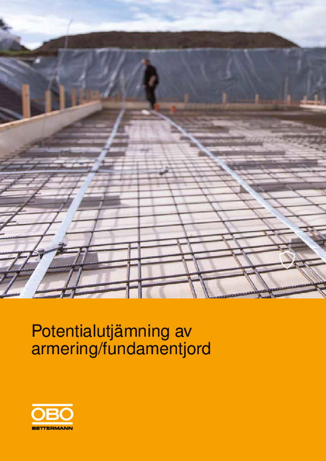Potentialutjämning av armering/fundamentjord
