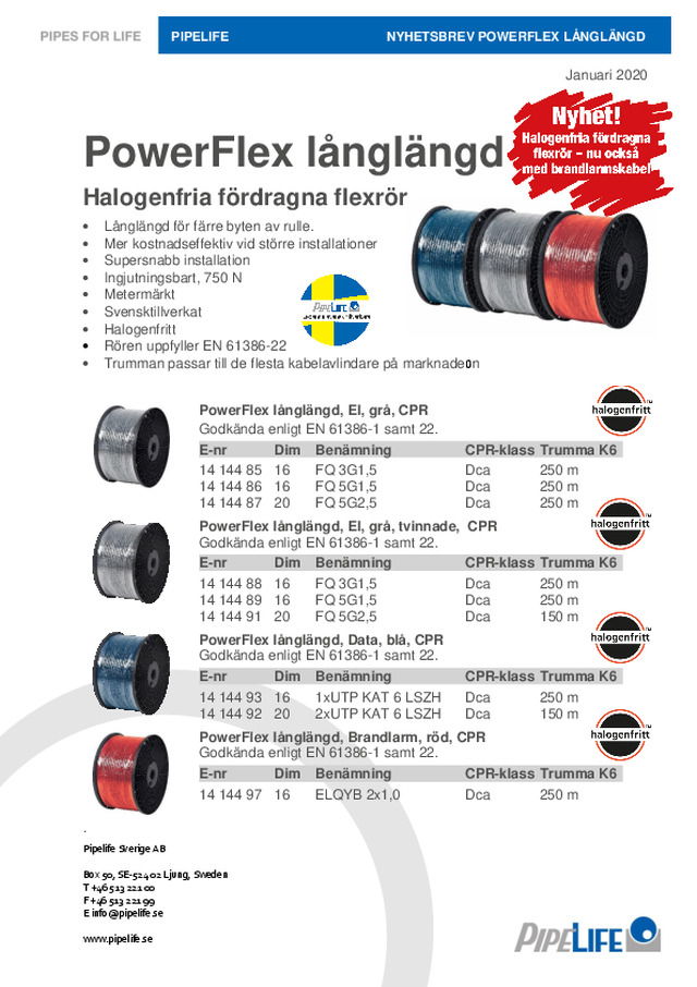 PowerFlex långlängd