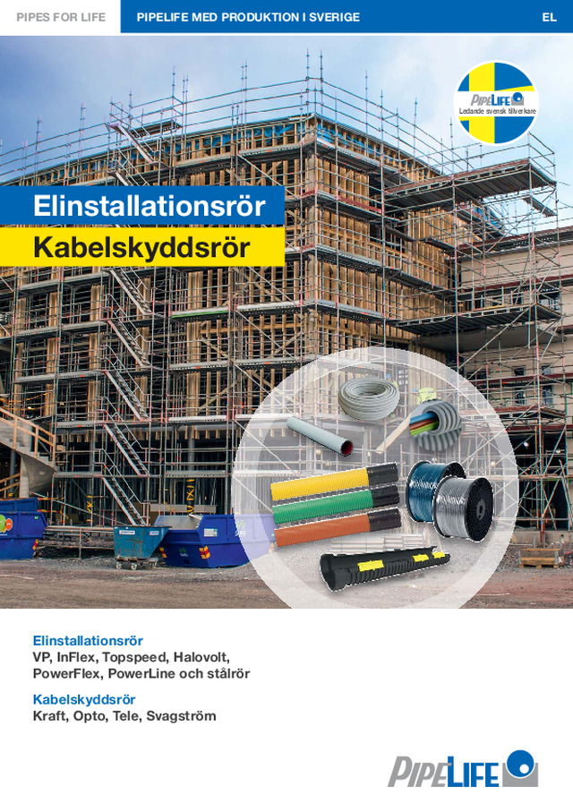 Elinstallationsrör Kabelskyddsrör