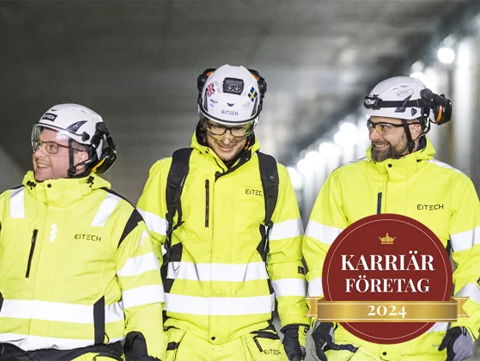 Eitechs drivkraft uppmärksammas av Karriärföretagen