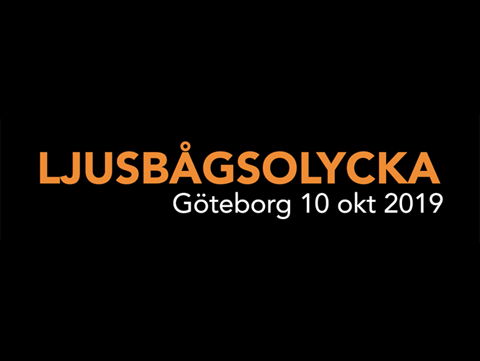 Ljusbågsolycka: Göteborg 10 oktober 2019