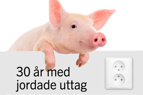 30 år med jordade uttag