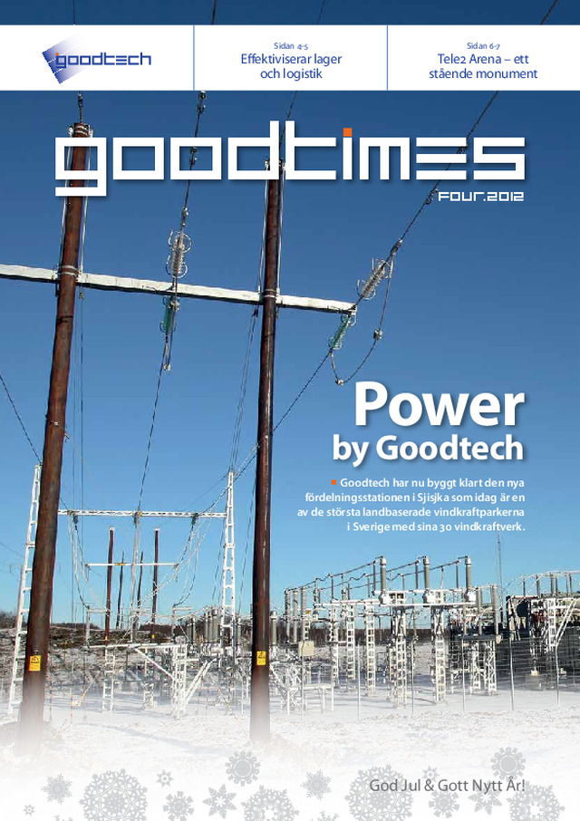 Goodtechs kundtidning Goodtimes nummer 4, 2012