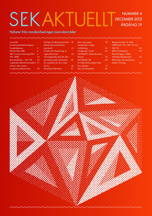 SEK Aktuellt nr. 4, december 2012, årgång 19