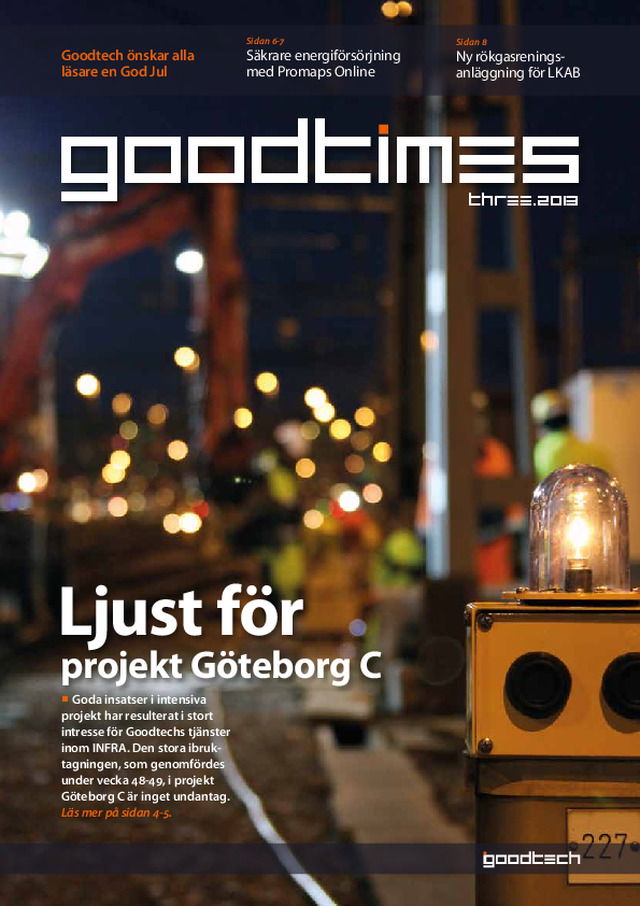 Goodtechs kundtidning Goodtimes nummer 3, 2013