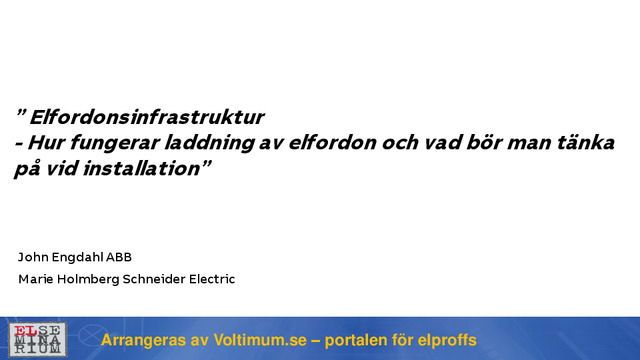 Så installerar man laddstationer säkert