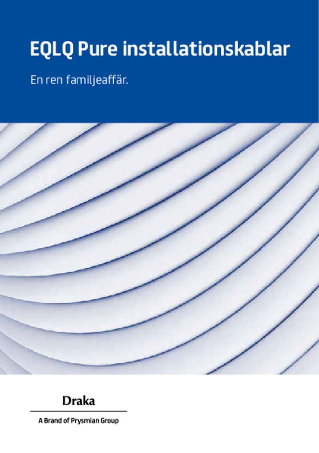 EQLQ Pure installationskablar