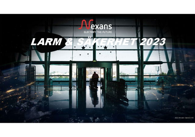 Elseminarium 2023 mars: Snabbkurs i larm och säkerhet