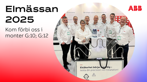 Elmässan 2025 den 15-16 oktober – ABB är redo, är du?