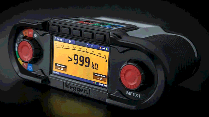 Megger MFT-X1 multifunktionstestare för lågspänningsinstallationer