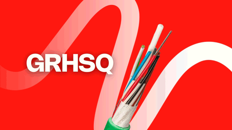 Fiberkabeln GRHSQ. Lättvikt i format, tungvikt i prestanda