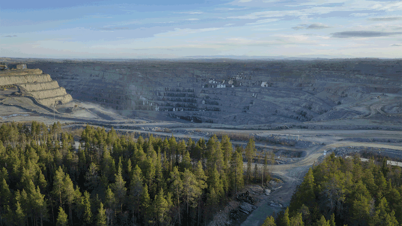 ABB levererar säkrare och smartare elektrifiering och automation för sandmagasin vid Bolidens Aitikgruva