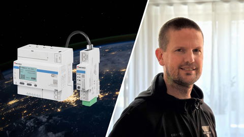 Energimätare med inbyggd logger och Wi-Fi 