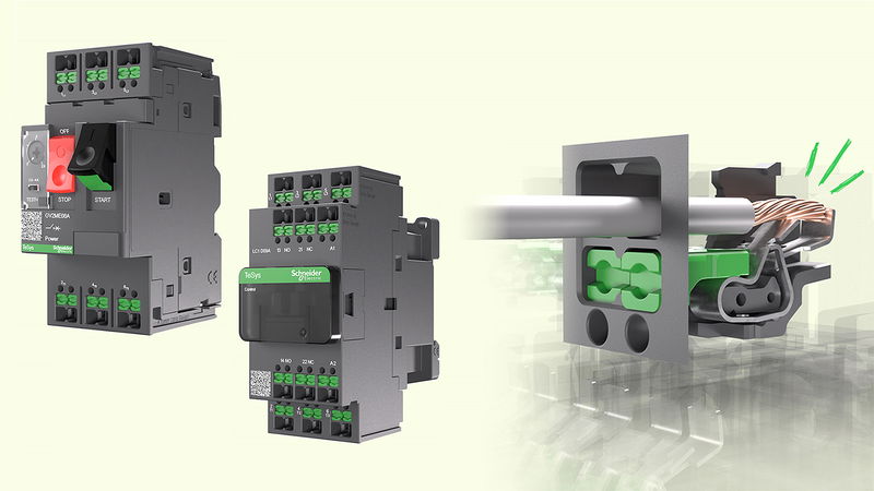 Schneider Electric lanserar TeSys Deca med SNAP IN-anslutning – en ny standard för säker och snabb installation