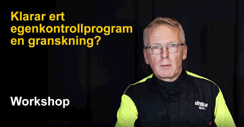 De fem vanligaste felen i egenkontrollprogrammen