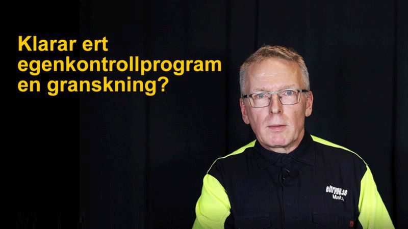 De fem vanligaste felen i egenkontrollprogrammen