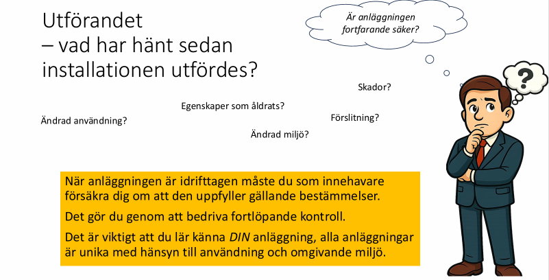 Utbildningsmaterial: Rutiner för fortlöpande kontroll av elanläggningar