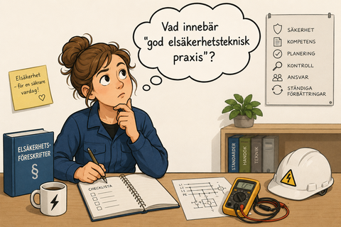 Vad innebär begreppet ”god elsäkerhetsteknisk praxis”?