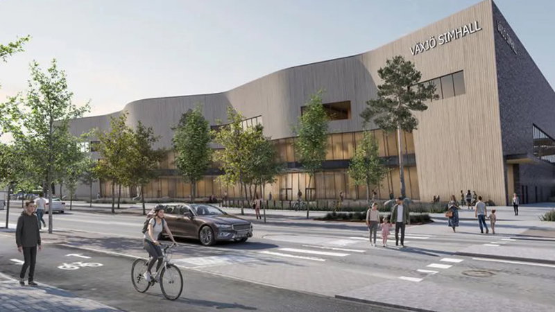 Bravida vinner installationsuppdrag i ny simhall i Växjö med order värd 135 miljoner