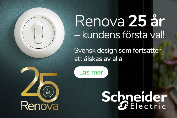 Apparatserien Renova 25 år!