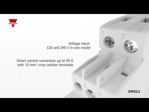 Energimätare EM511 med pulsutgång, Modbus och M-Bus