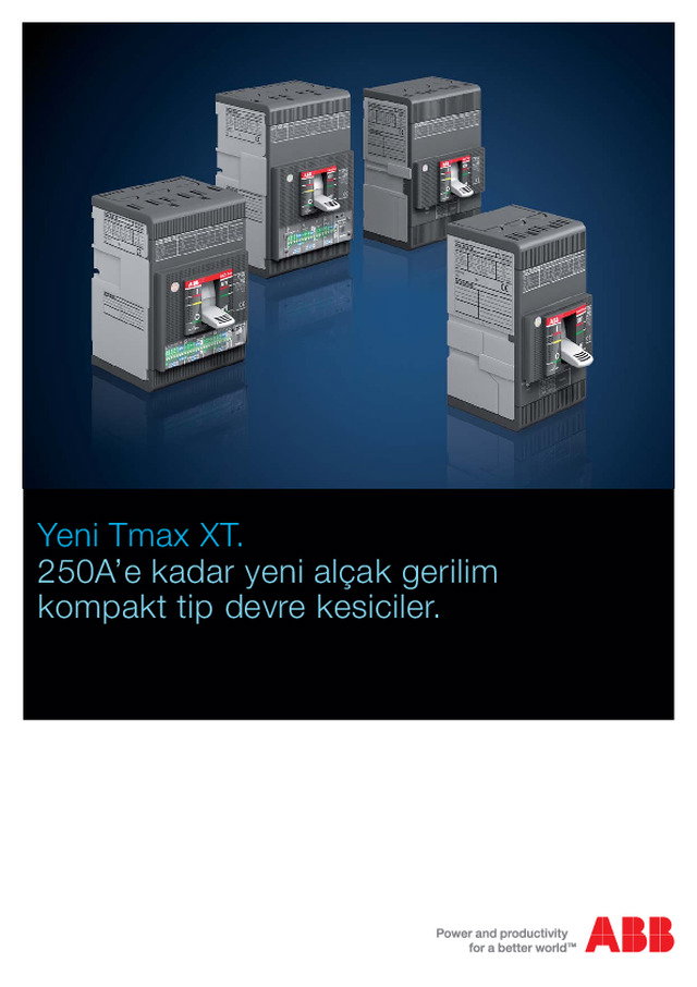 Tmax XT - 250A’e kadar kompakt tip devre kesici - Broşür