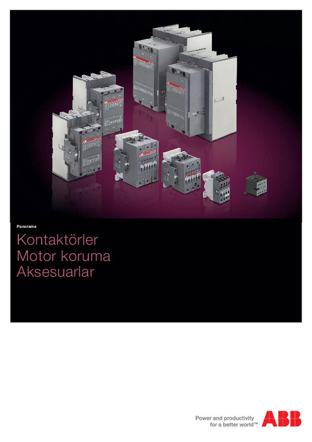 ABB Kontaktörler Motor koruma Aksesuarları