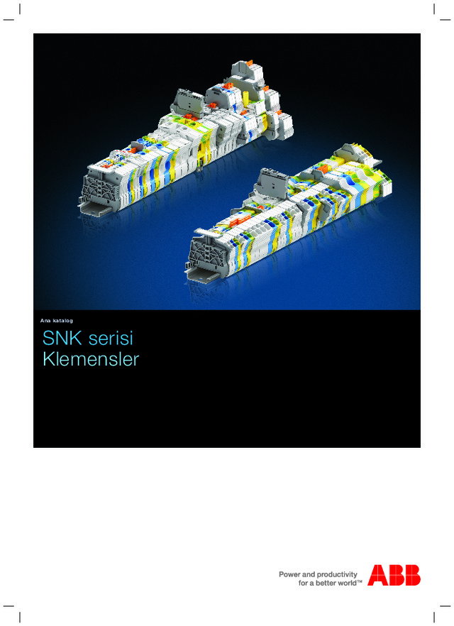 ABB SNK serisi Klemensler
