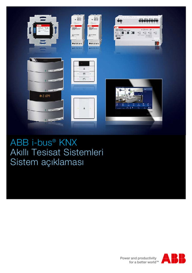 ABB i-bus® KNX - Akıllı Tesisat Sistemleri Sistem Açıklması