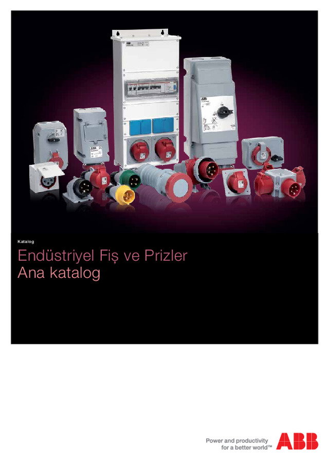Endüstriyel Fiş ve Prizler - Ana Katalog