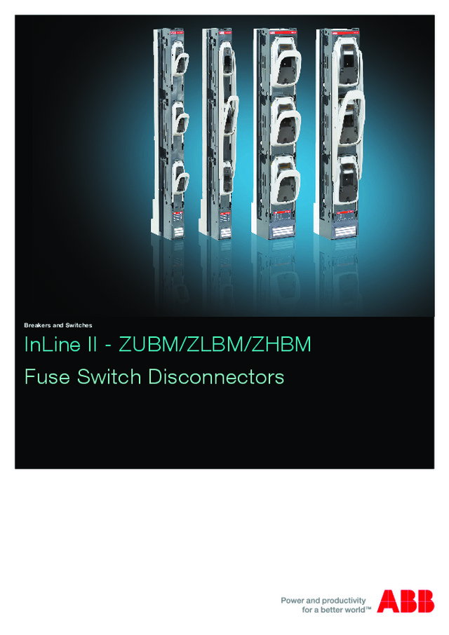 Inline II - Dikey tip sigortalı yük ayırıcılar