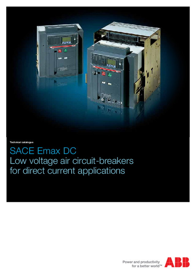 Emax.DC - DC Açık tip devre kesici