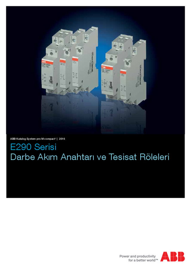 ABB Katalog System pro M compact ®