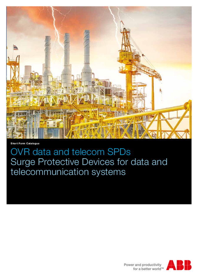 Haberleşme ve Sinyalizasyon Parafudurları