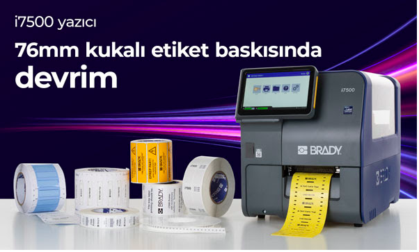 Brady i7500 Endüstriyel Etiket Yazıcısı 300 dpi - EU Yüksek Performanslı Etiket Yzıcısı