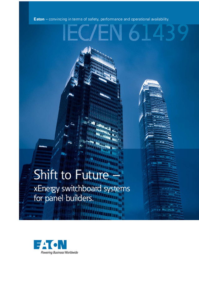 Eaton xEnergy switchboard systems