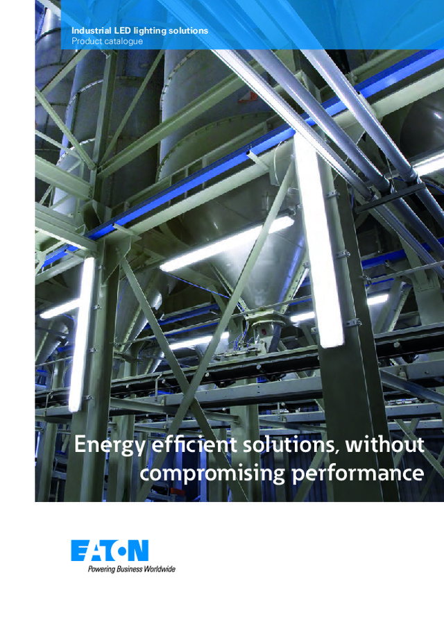 Endüstriyel LED aydınlatma çözümleri (İngilizce)