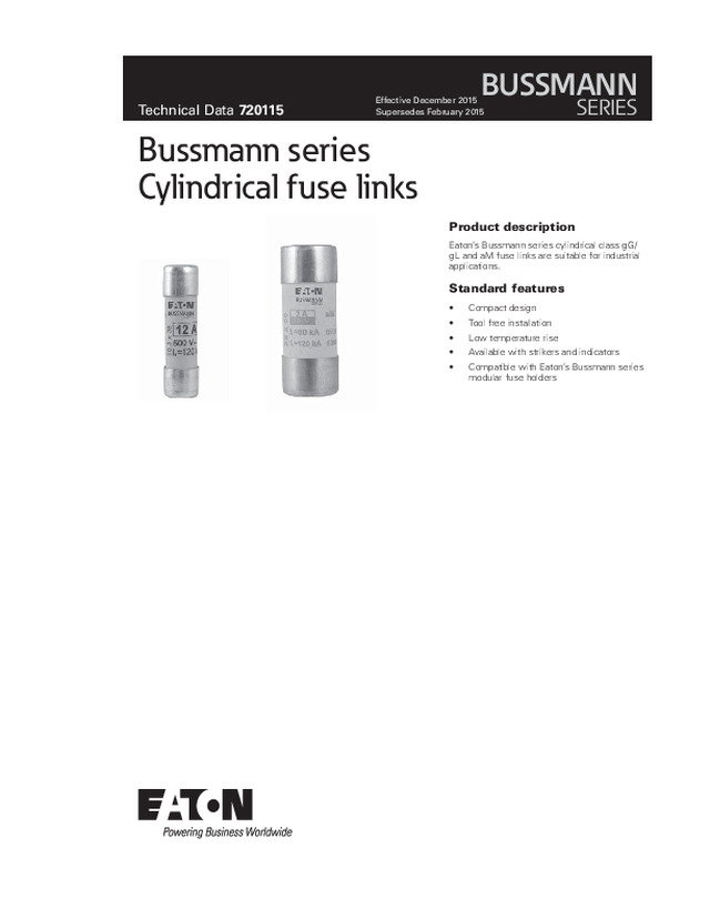 Bussmann series