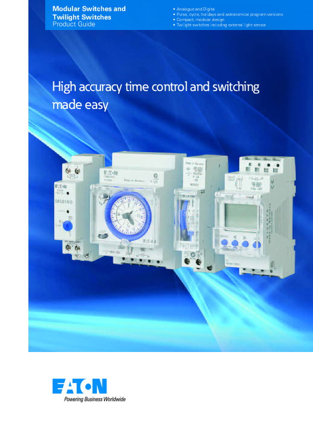Modular Switches and Twilight Switches