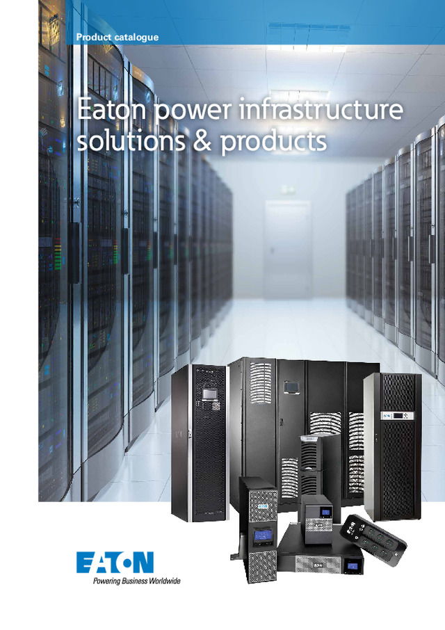 Eaton power infrastructure solutions & products